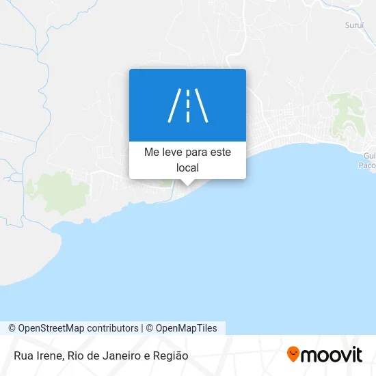 Rua Irene mapa