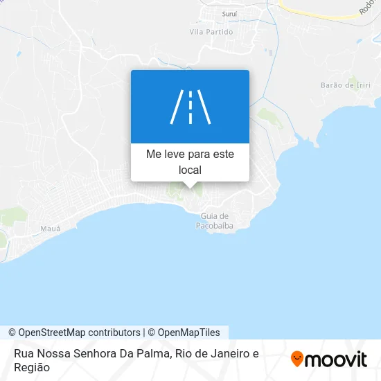 Rua Nossa Senhora Da Palma mapa