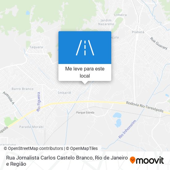 Rua Jornalista Carlos Castelo Branco mapa