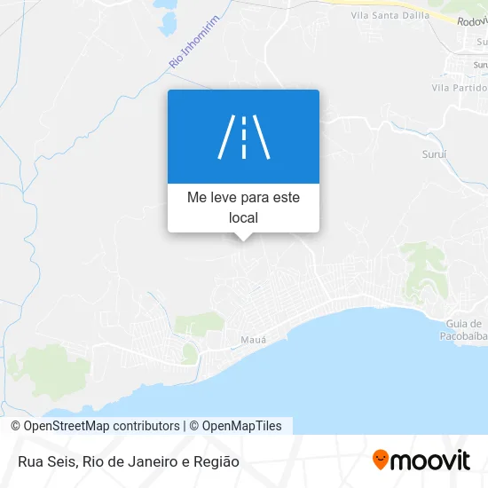 Rua Seis mapa