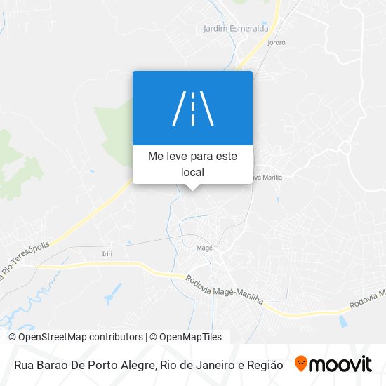 Rua Barao De Porto Alegre mapa