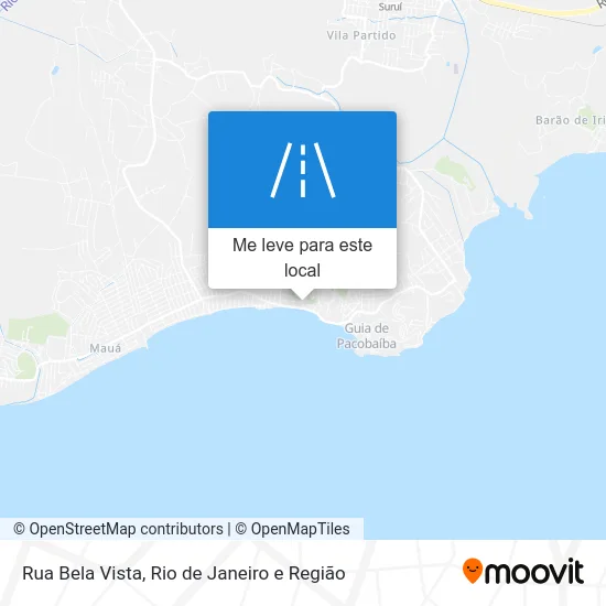 Rua Bela Vista mapa