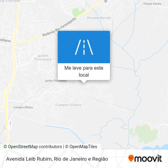 Avenida Leib Rubim mapa