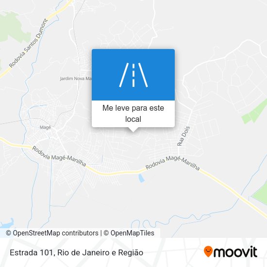 Estrada 101 mapa