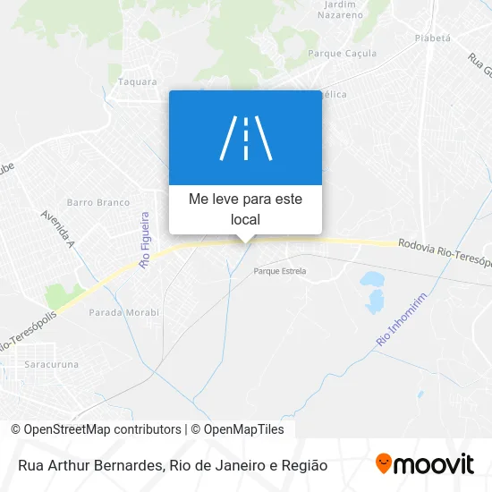 Rua Arthur Bernardes mapa