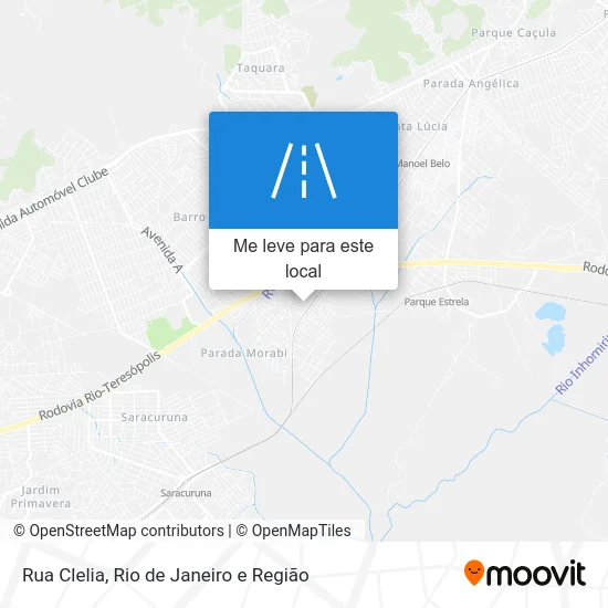 Rua Clelia mapa