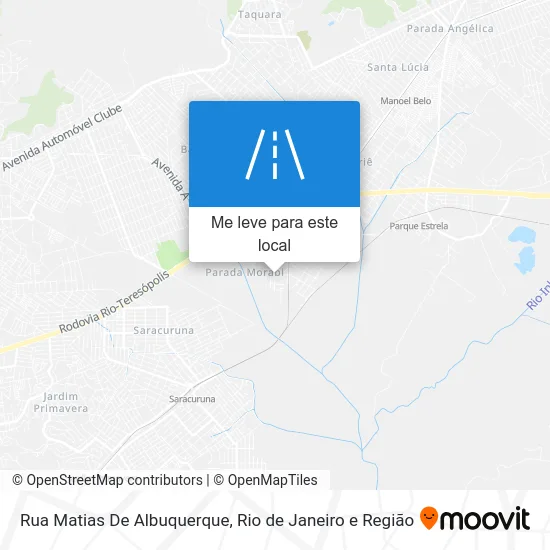 Rua Matias De Albuquerque mapa