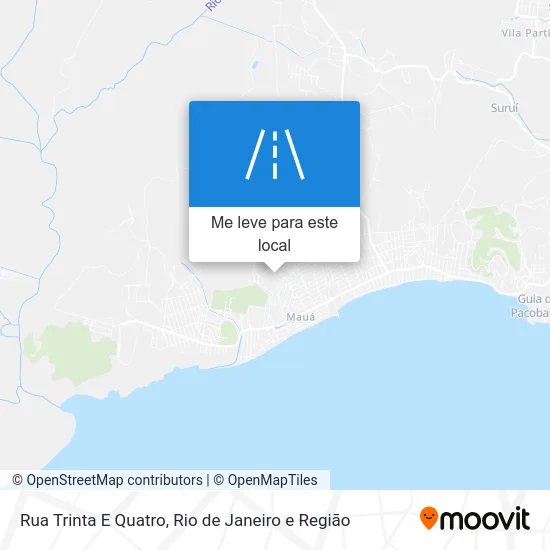 Rua Trinta E Quatro mapa