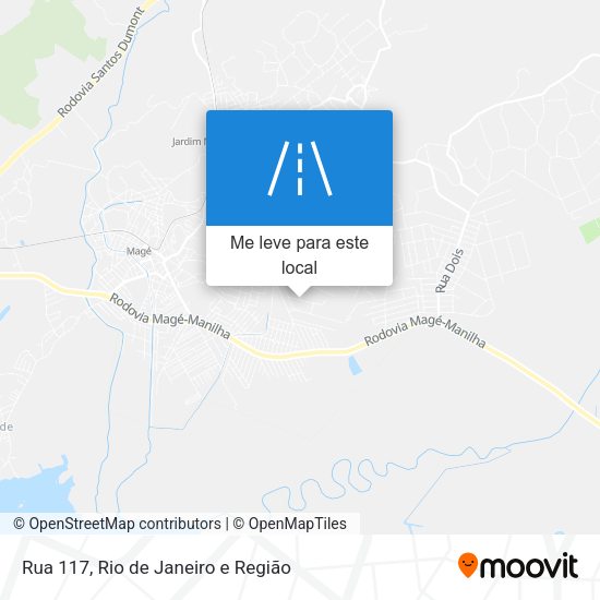 Rua 117 mapa