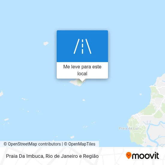 Praia Da Imbuca mapa