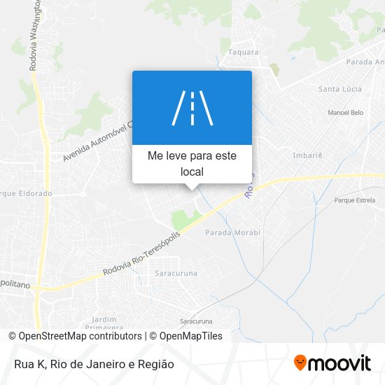Rua K mapa