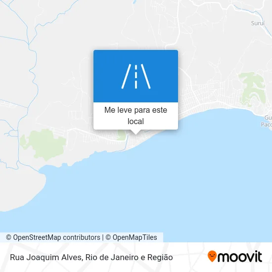 Rua Joaquim Alves mapa