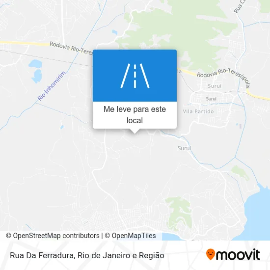 Rua Da Ferradura mapa