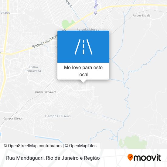 Rua Mandaguari mapa