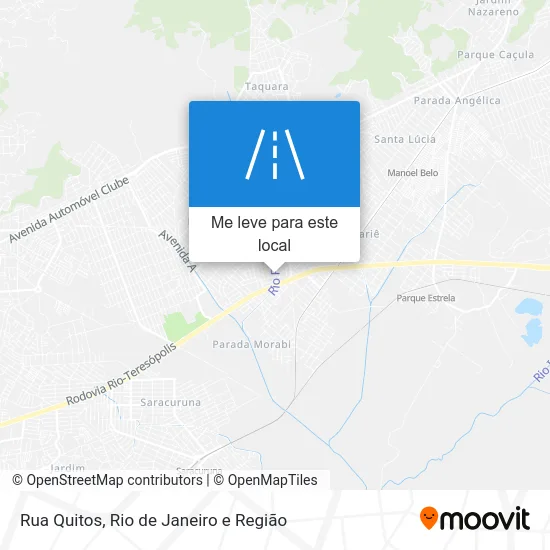 Rua Quitos mapa
