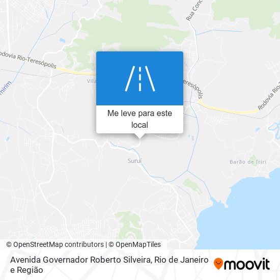 Avenida Governador Roberto Silveira mapa