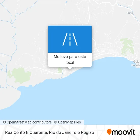 Rua Cento E Quarenta mapa