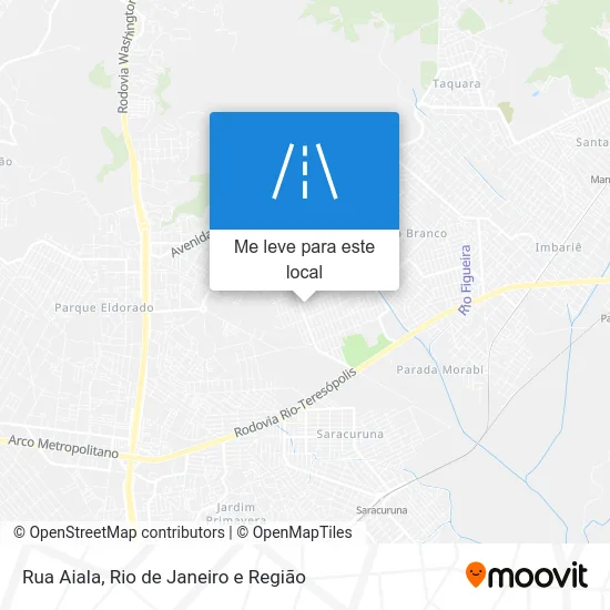 Rua Aiala mapa