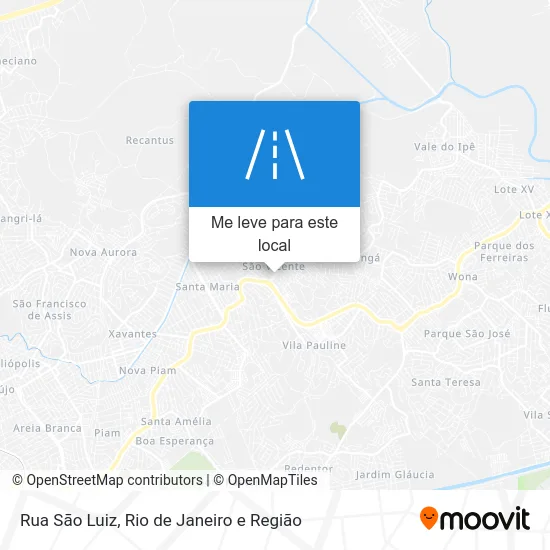 Rua Sāo Luiz mapa