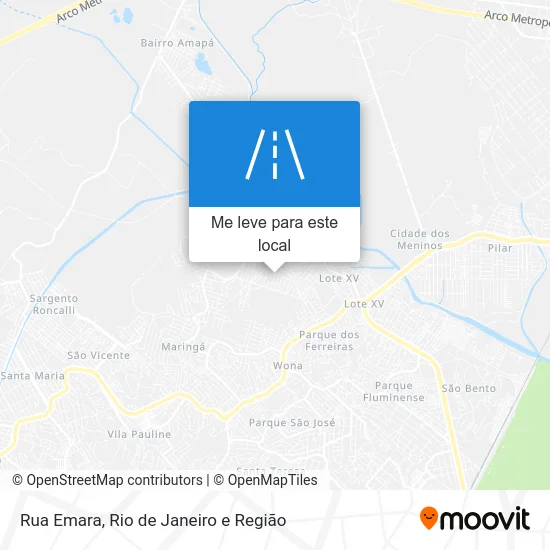 Rua Emara mapa