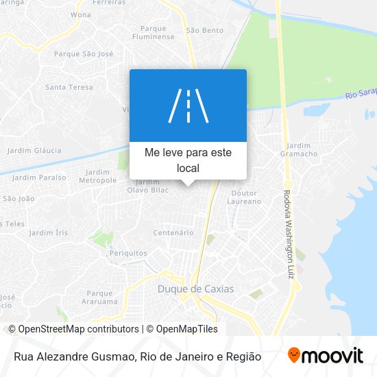 Rua Alezandre Gusmao mapa