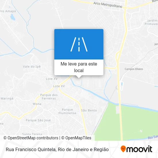 Rua Francisco Quintela mapa