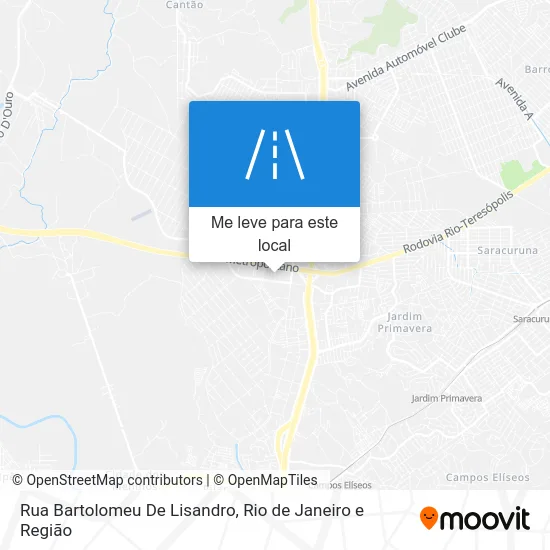 Rua Bartolomeu De Lisandro mapa