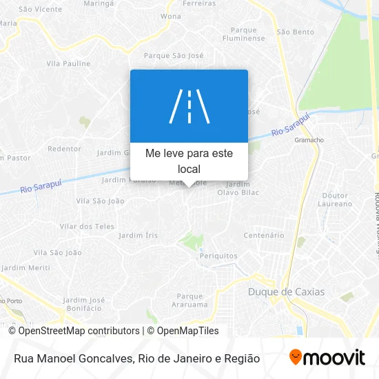 Rua Manoel Goncalves mapa