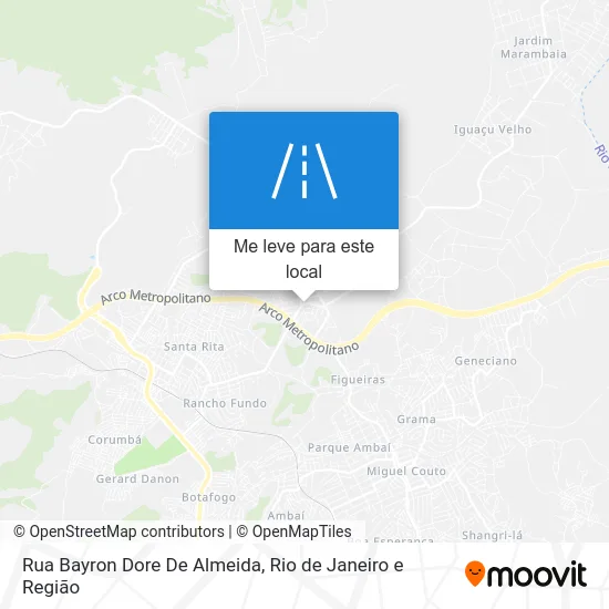 Rua Bayron Dore De Almeida mapa