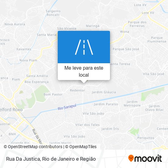 Rua Da Justica mapa