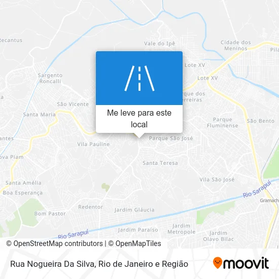 Rua Nogueira Da Silva mapa