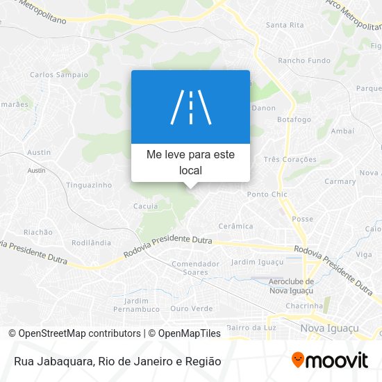 Rua Jabaquara mapa