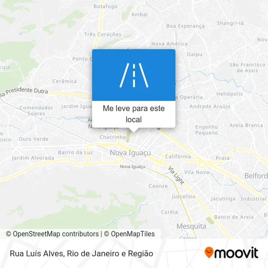 Rua Luís Alves mapa