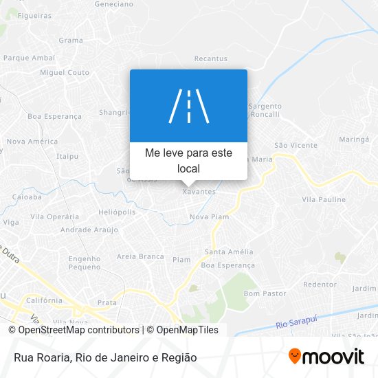 Rua Roaria mapa