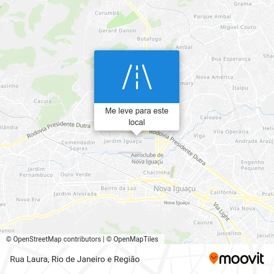 Rua Laura mapa