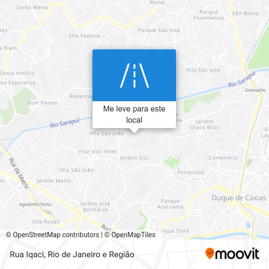 Rua Iqaci mapa