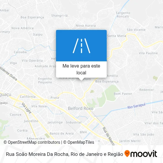 Rua Soão Moreira Da Rocha mapa