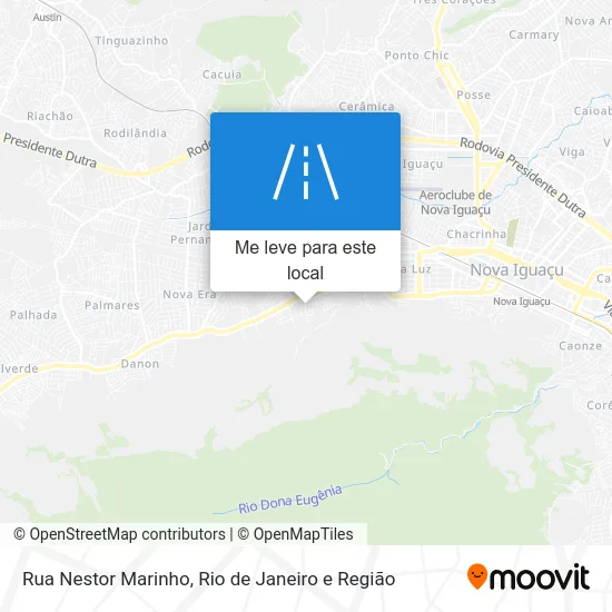 Rua Nestor Marinho mapa