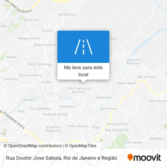 Rua Doutor Jose Saboia mapa