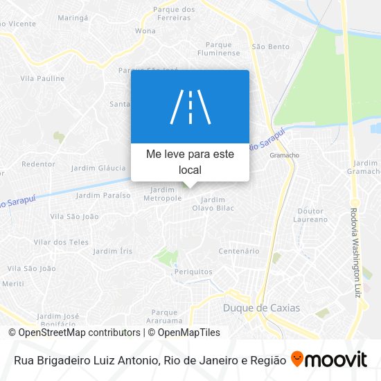 Rua Brigadeiro Luiz Antonio mapa