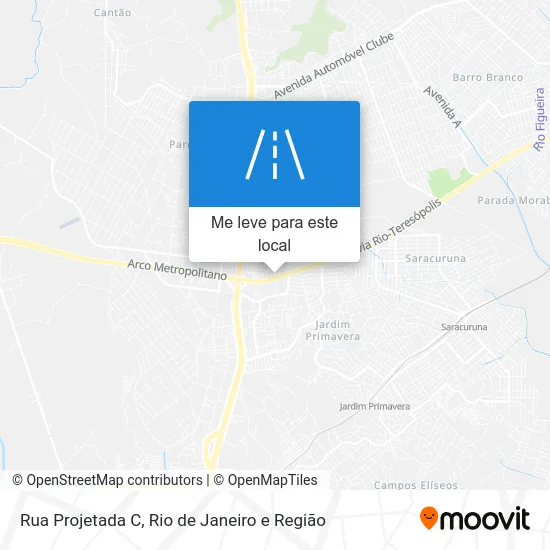 Rua Projetada C mapa