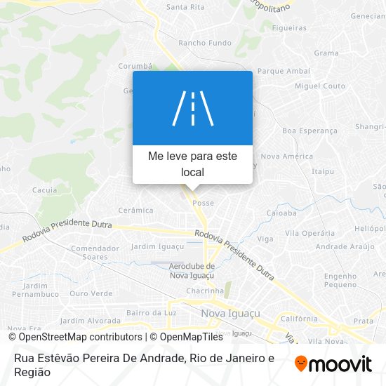 Rua Estêvão Pereira De Andrade mapa