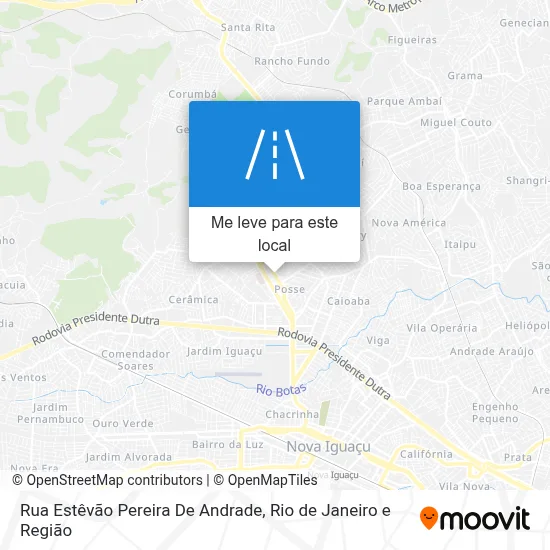 Rua Estêvão Pereira De Andrade mapa
