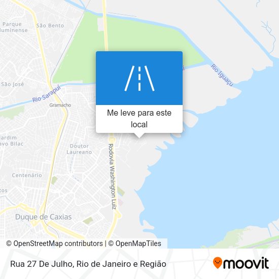 Rua 27 De Julho mapa