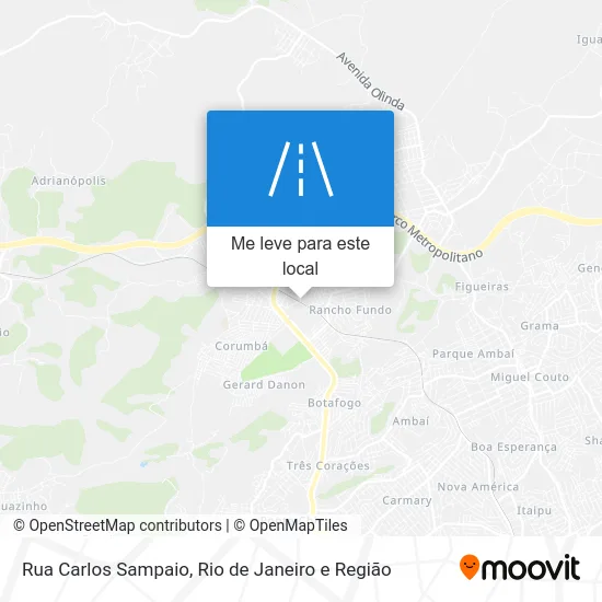 Rua Carlos Sampaio mapa