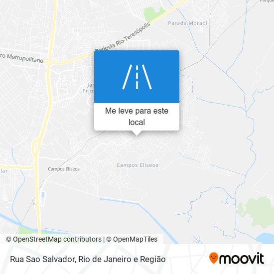 Rua Sao Salvador mapa