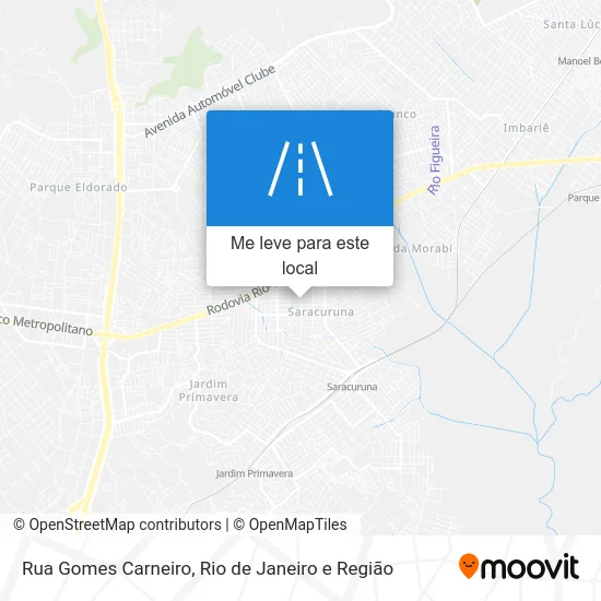 Rua Gomes Carneiro mapa