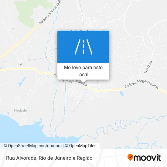 Rua Alvorada mapa