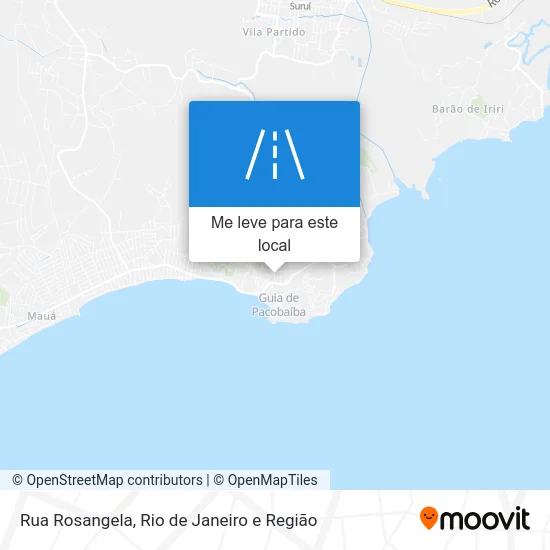 Rua Rosangela mapa