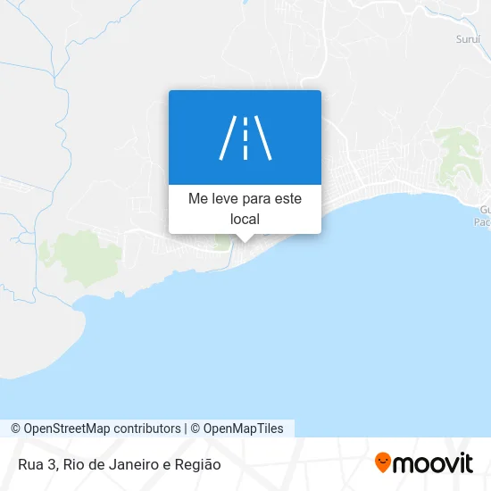 Rua 3 mapa